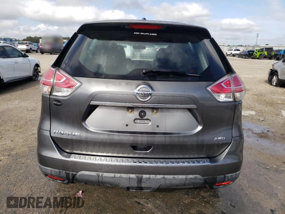 2015 Nissan Rogue SV with VIN KNMAT2MV8FP516359, listed as a Copart auction lot 84757064 with 151,373 mi miles and Salvage Title. Bid and sale history available at carsss.com. Image 6.
