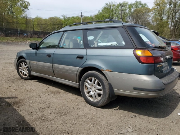 2001 Subaru Legacy Wagon Outback w/RL Equip with VIN 4S3BH675717664651, listed as a Copart auction lot 53679995 with 272,048 mi miles and Salvage Title. Bid and sale history available at carsss.com. Image 2.