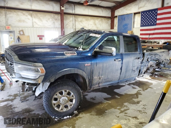 2022 Ram 2500 Laramie with VIN 3C6UR5FJ3NG232896, listed as a Copart auction lot 44129275 with 60,082 mi miles and Salvage title. Bid and sale history available at DreamBid. Image 1.