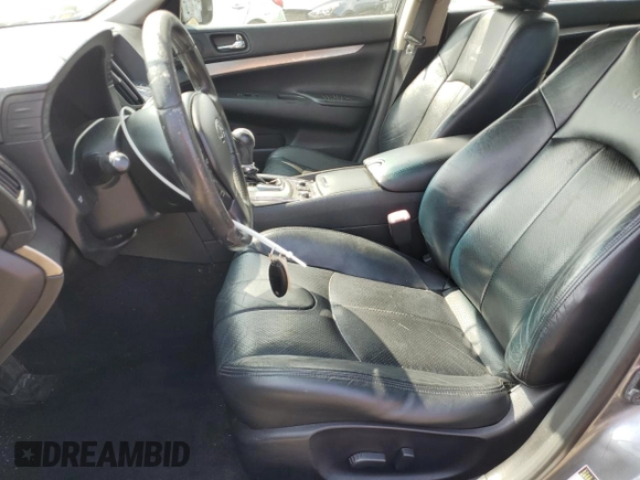 2011 Infiniti G25 x с VIN JN1DV6AR5BM650122, выставлен на аукционе Copart как лот 58706425 с пробегом 110 547 миль миль и Списание • Salvage title. История ставок и продаж доступна на DreamBid. Изображение 7.