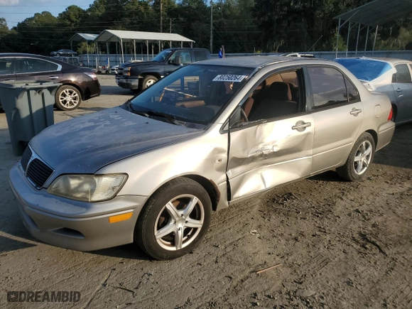 2002 Mitsubishi Lancer ES with VIN JA3AJ26E42U029589, listed as a Copart auction lot 80250264 with 215,276 mi miles and Salvage Title. Bid and sale history available at carsss.com. Image 1.