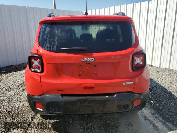 2018 Jeep Renegade Latitude with VIN ZACCJABBXJPG87062, listed as a Copart auction lot 50228555 with 76,327 mi miles and Clean Title. Bid and sale history available at carsss.com. Image 6.
