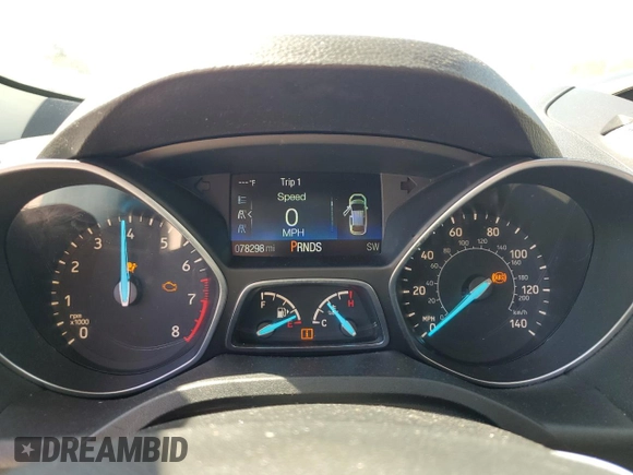 2018 Ford Escape SE with VIN 1FMCU0G92JUB47139, listed as a Copart auction lot 48672865 with 78,298 mi miles and Salvage Title. Bid and sale history available at carsss.com. Image 9.
