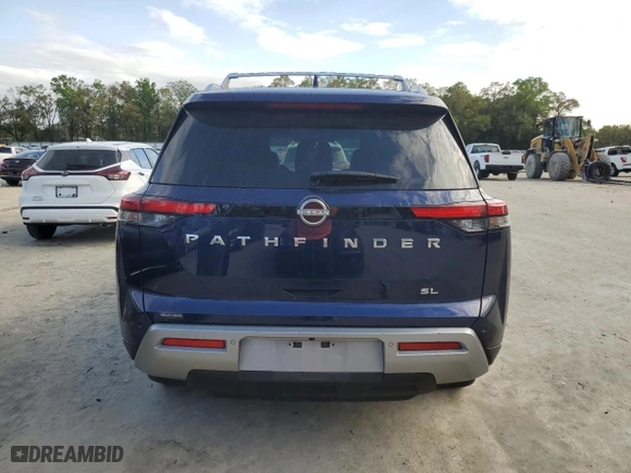 2024 Nissan Pathfinder SL with VIN 5N1DR3CB7RC243155, listed as a Copart auction lot 49779345 with 31,002 mi miles and Salvage Title. Bid and sale history available at carsss.com. Image 6.