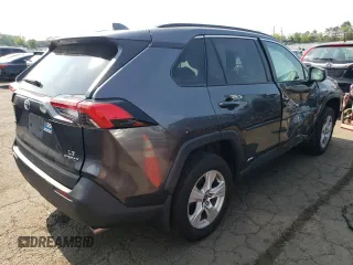 2021 Toyota RAV4 Hybrid LE with VIN 4T3LWRFV7MU029922, listed as a Copart auction lot 60116075 with 37,547 mi miles and Salvage title. Bid and sale history available at DreamBid. Image 3.