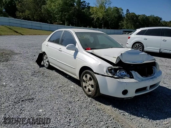 2005 Kia Spectra LX with VIN KNAFE121055167652, listed as a Copart auction lot 72753994 with Not Provided miles and Salvage Title. Bid and sale history available at carsss.com. Image 11.