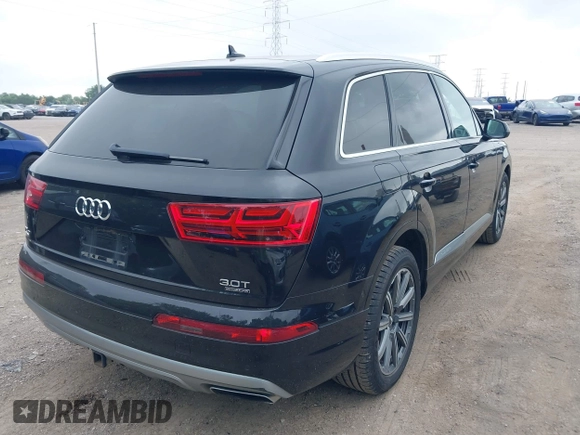 2018 Audi Q7 Prestige with VIN WA1VAAF76JD027530, listed as a IAAI auction lot 42684193 with 102,488 mi miles and . Bid and sale history available at DreamBid. Image 4.