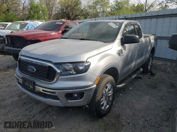 2021 Ford Ranger XL with VIN 1FTER1EH4MLD36402, listed as a Copart auction lot 53971775 with 53,112 mi miles and Clean Title. Bid and sale history available at carsss.com. Image 1.