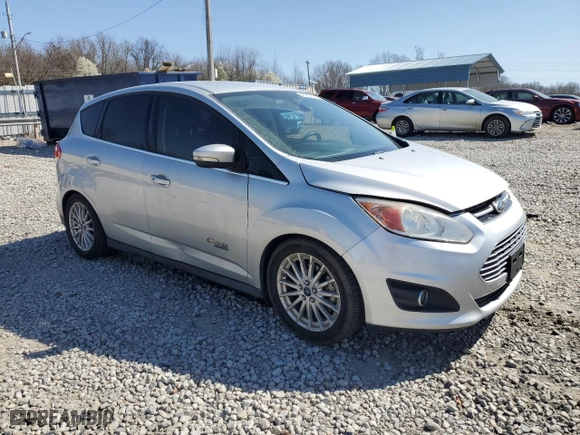 2014 Ford C-Max Energi SEL with VIN 1FADP5CU9EL515342, listed as a Copart auction lot 48858615 with 124,407 mi miles and Salvage Title. Bid and sale history available at carsss.com. Image 4.