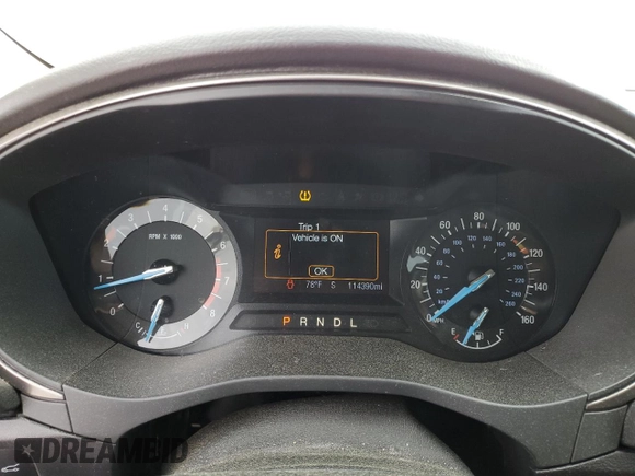 2017 Ford Fusion SE with VIN 3FA6P0H79HR198487, listed as a Copart auction lot 44567424 with 114,390 mi miles and Salvage Title. Bid and sale history available at carsss.com. Image 9.