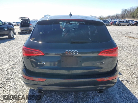2014 Audi Q5 Premium Plus with VIN WA1LFAFP9EA032821, listed as a Copart auction lot 44739385 with 118,566 mi miles and Salvage title. Bid and sale history available at DreamBid. Image 6.