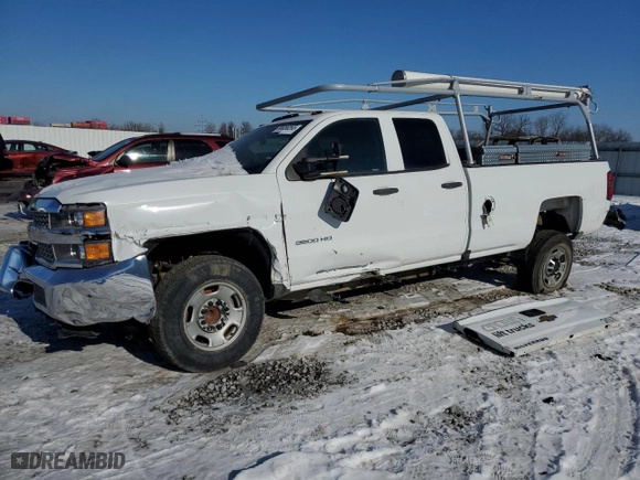 2019 Chevrolet Silverado 2500HD Work Truck with VIN 2GC2CREG9K1138380, listed as a Copart auction lot 89036265 with 155,800 mi miles and Clean Title. Bid and sale history available at carsss.com. Image 1.