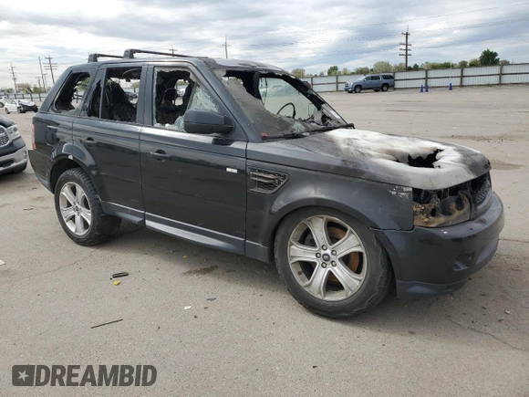 2013 Land Rover Range Rover Sport HSE Lux with VIN SALSK2D43DA783500, listed as a Copart auction lot 54438815 with Not Provided miles and Salvage Title. Bid and sale history available at DreamBid. Image 4.