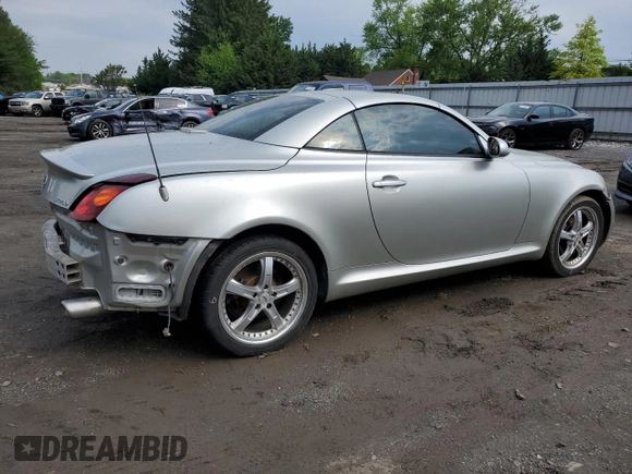 2002 Lexus SC 430 z VIN JTHFN48Y020004760, wystawiony jako Copart lot #56487275 z przebiegiem 136 275 mil mil oraz Szkoda całkowita • Salvage title. Historia ofert i sprzedaży dostępna na DreamBid. Obrazek 3.