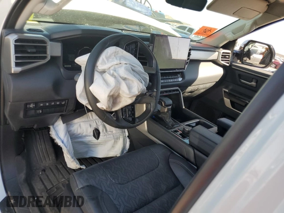 2023 Toyota Tundra Limited Hybrid with VIN 5TFJC5DBXPX022688, listed as a Copart auction lot 72735774 with Not provided miles and Salvage title. Bid and sale history available at DreamBid. Image 8.