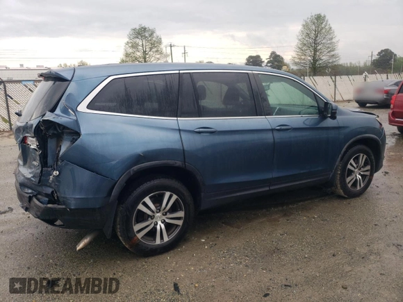 2017 Honda Pilot EX-L with VIN 5FNYF6H50HB087738, listed as a Copart auction lot 52154535 with 62,793 mi miles and Salvage Title. Bid and sale history available at DreamBid. Image 3.
