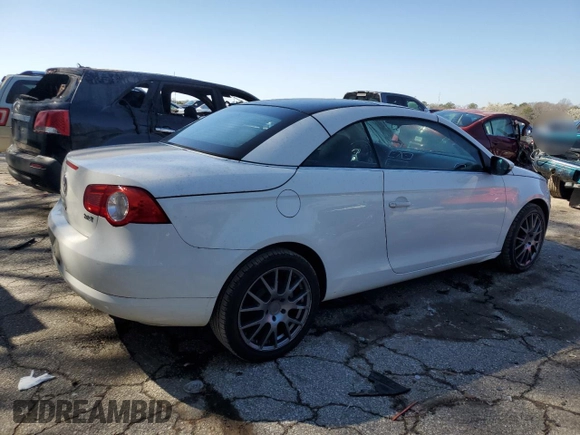 2009 Volkswagen Eos Komfort with VIN WVWBA71F19V010859, listed as a Copart auction lot 48767345 with 178,821 mi miles and Non Repairable. Bid and sale history available at DreamBid. Image 3.