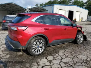 2021 Ford Escape Titanium Hybrid with VIN 1FMCU0DZ7MUB20799, listed as a Copart auction lot 58835735 with 37,767 mi miles and Salvage title. Bid and sale history available at DreamBid. Image 3.