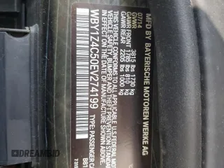 2014 BMW i3 с VIN WBY1Z4C50EV274199, выставлен на аукционе Copart как лот 59903255 с пробегом 79 594 миль миль и Чистый • Clean title. История ставок и продаж доступна на DreamBid. Изображение 12.