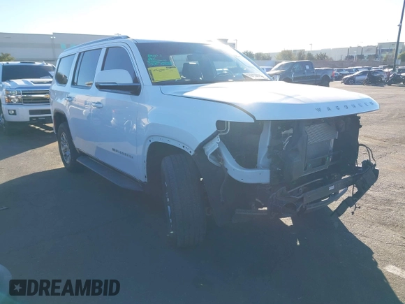 2022 Jeep Wagoneer Series I with VIN 1C4SJVAT8NS220302, listed as a IAAI auction lot 41297633 with 21,019 mi miles and . Bid and sale history available at DreamBid. Image 1.