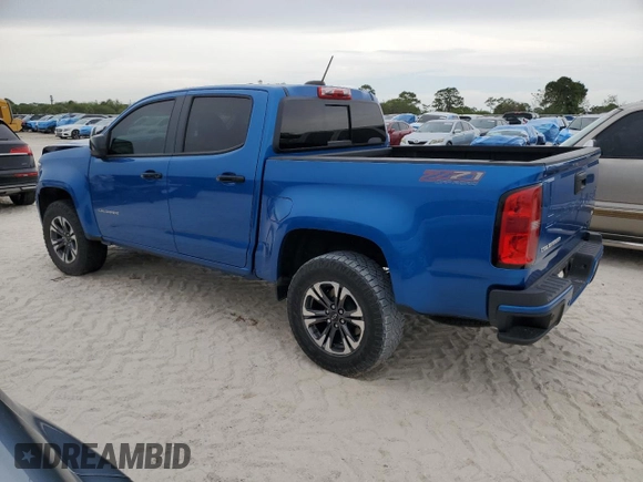 2022 Chevrolet Colorado 4WD Z71 z VIN 1GCGTDEN6N1270014, wystawiony jako Copart lot #54860965 z przebiegiem 49 029 mil mil oraz Szkoda całkowita • Salvage title. Historia ofert i sprzedaży dostępna na DreamBid. Obrazek 2.