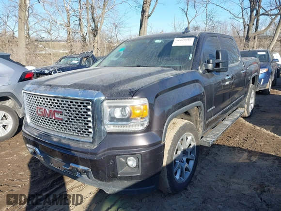 2015 GMC Sierra 1500 Denali with VIN 3GTU2WEC0FG387123, listed as a IAAI auction lot 41420286 with 178,385 mi miles. Bid and sale history available at carsss.com. Image 2.