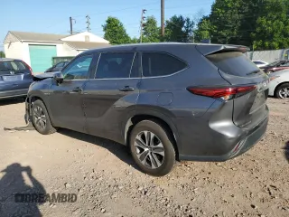 2023 Toyota Highlander L with VIN 5TDKDRAH7PS009775, listed as a Copart auction lot 61952625 with 55,475 mi miles and Salvage title. Bid and sale history available at DreamBid. Image 2.