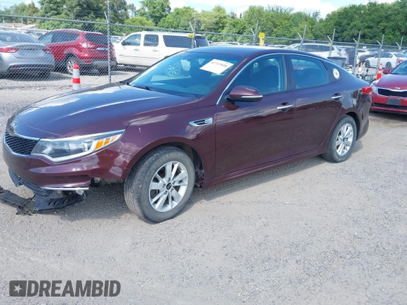 2017 Kia Optima LX with VIN 5XXGT4L33HG156157, listed as a IAAI auction lot 42712608 with 177,079 mi miles and . Bid and sale history available at DreamBid. Image 2.