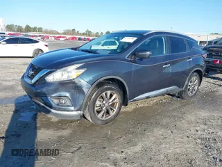 2016 Nissan Murano Platinum with VIN 5N1AZ2MG8GN120103, listed as a IAAI auction lot 41750780 with 28,516 mi miles. Bid and sale history available at carsss.com. Image 17.