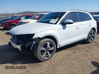 2022 Audi Q5 S line Premium Plus with VIN WA1EAAFY1N2126380, listed as a IAAI auction lot 41782000 with 27,599 mi miles and . Bid and sale history available at DreamBid. Image 19.