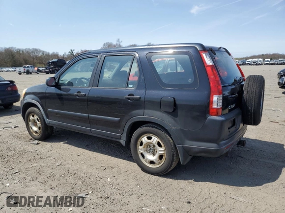 2006 Honda CR-V LX with VIN JHLRD78556C000946, listed as a Copart auction lot 54084955 with 234,159 mi miles and Clean Title. Bid and sale history available at carsss.com. Image 2.