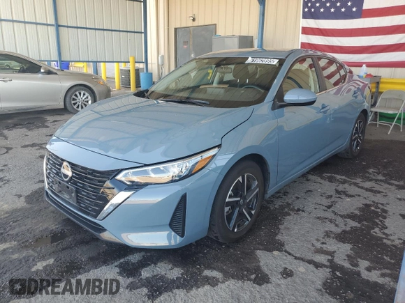 2024 Nissan Sentra SV with VIN 3N1AB8CV9RY373418, listed as a Copart auction lot 61962895 with 19,912 mi miles and Clean title. Bid and sale history available at DreamBid. Image 1.