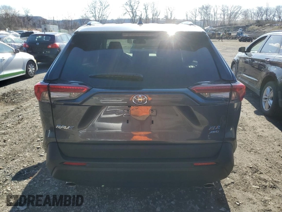 2024 Toyota RAV4 XLE Premium with VIN 2T3A1RFV8RC437554, listed as a Copart auction lot 52642595 with 12,217 mi miles and Salvage Title. Bid and sale history available at carsss.com. Image 6.