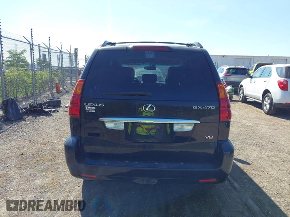 2004 Lexus GX 470 with VIN JTJBT20X440048953, listed as a IAAI auction lot 42242448 with 212,984 mi miles and . Bid and sale history available at DreamBid. Image 16.