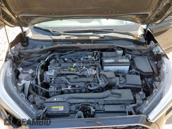 2023 Toyota Corolla Cross XLE with VIN 7MUDAAAG2PV072301, listed as a Copart auction lot 61547155 with 25,017 mi miles and Salvage title. Bid and sale history available at DreamBid. Image 12.