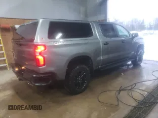 2022 Chevrolet Silverado 1500 LT Trail Boss with VIN 1GCPYFEL1NZ216763, listed as a Copart auction lot 83351734 with 63,163 mi miles and Clean Title. Bid and sale history available at DreamBid. Image 3.