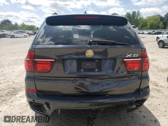 2013 BMW X5 xDrive50i with VIN 5UXZV8C53D0C15412, listed as a Copart auction lot 59331385 with 127,348 mi miles and Clean title. Bid and sale history available at DreamBid. Image 6.