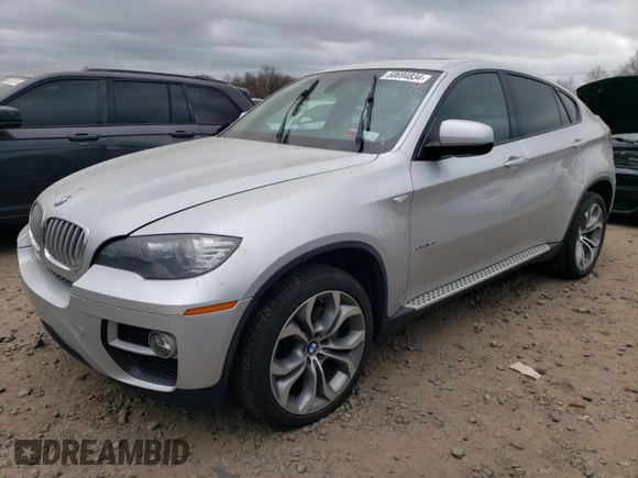 2013 BMW X6 xDrive50i with VIN 5UXFG8C52DL591964, listed as a Copart auction lot 50694834 with 110,892 mi miles and Clean Title. Bid and sale history available at carsss.com. Image 1.