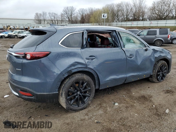 2023 Mazda CX-9 Carbon Edition with VIN JM3TCBDY2P0636162, listed as a Copart auction lot 51483485 with 22,347 mi miles and Clean Title. Bid and sale history available at carsss.com. Image 3.