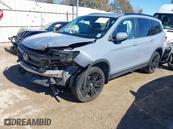 2022 Honda Pilot Special Edition with VIN 5FNYF5H20NB023310, listed as a IAAI auction lot 41398366 with 53,610 mi miles and . Bid and sale history available at carsss.com. Image 18.