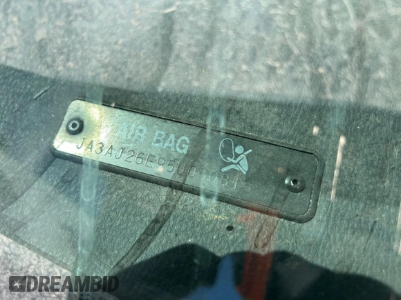 2005 Mitsubishi Lancer ES with VIN JA3AJ26E95U050815, listed as a Copart auction lot 38111064 with 172,061 mi miles and Salvage title. Bid and sale history available at DreamBid. Image 15.