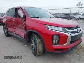 2020 Mitsubishi Outlander Sport ES 2.0 with VIN JA4AP3AUXLU006169, listed as a IAAI auction lot 41447785 with 81,931 mi miles. Bid and sale history available at carsss.com. Image 1.