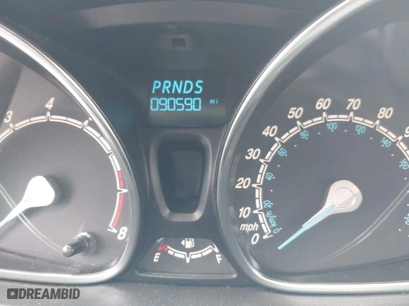 2019 Ford Fiesta SE with VIN 3FADP4EJ7KM121779, listed as a IAAI auction lot 41734728 with 90,590 mi miles. Bid and sale history available at carsss.com. Image 7.