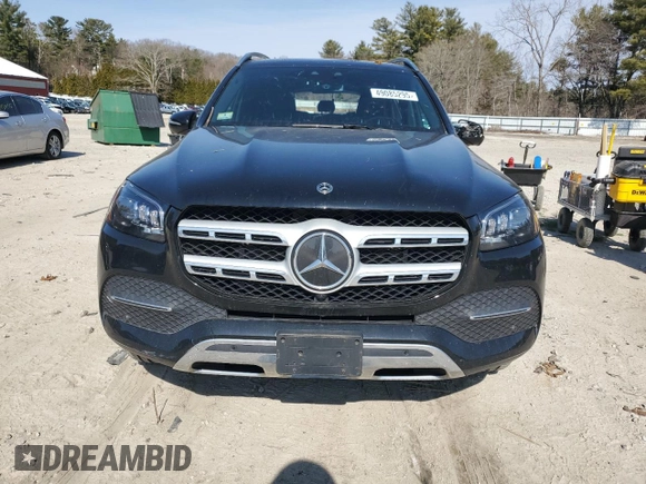 2021 Mercedes-Benz GLS with VIN 4JGFF5KE2MA577199, listed as a Copart auction lot 49085295 with 45,879 mi miles and Salvage Title. Bid and sale history available at carsss.com. Image 5.