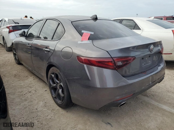 2018 Alfa Romeo Giulia with VIN ZARFAEBN3J7595289, listed as a Copart auction lot 76635464 with 0 mi miles and Non Repairable. Bid and sale history available at carsss.com. Image 2.