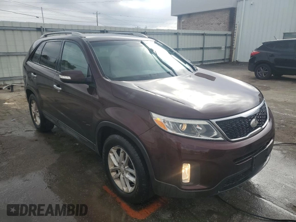 2015 Kia Sorento LX with VIN 5XYKT4A6XFG599874, listed as a Copart auction lot 43232005 with 179,995 mi miles and Salvage Title. Bid and sale history available at carsss.com. Image 4.