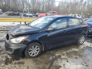 2014 Hyundai Accent GS with VIN KMHCT5AE8EU165981, listed as a Copart auction lot 88090345 with 160,648 mi miles and Salvage title. Bid and sale history available at DreamBid. Image 1.