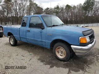 1993 Ford Ranger XL with VIN 1FTCR14A1PTA64939, listed as a Copart auction lot 49728005 with 64,609 mi miles and Salvage Title. Bid and sale history available at carsss.com. Image 4.