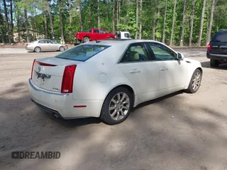 2008 Cadillac CTS RWD w/1SA with VIN 1G6DM577280124856, listed as a IAAI auction lot 42119454 with 156,884 mi miles. Bid and sale history available at carsss.com. Image 4.