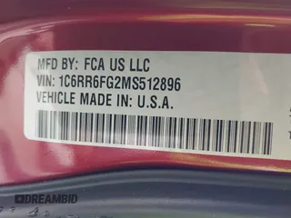 2021 Ram 1500 Tradesman with VIN 1C6RR6FG2MS512896, listed as a IAAI auction lot 40779033 with 62,030 mi miles and . Bid and sale history available at DreamBid. Image 9.